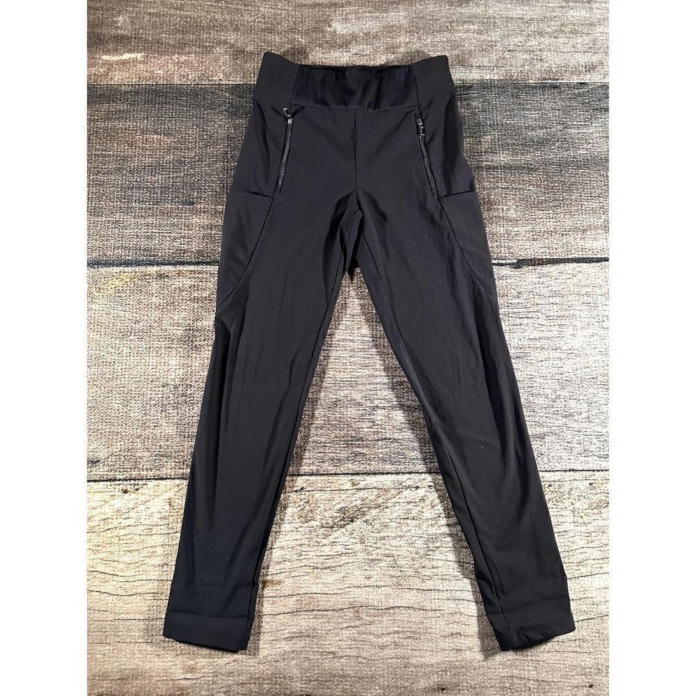 Athleta Headlands Hybrid Tight with Stash Pockets Black Size 4